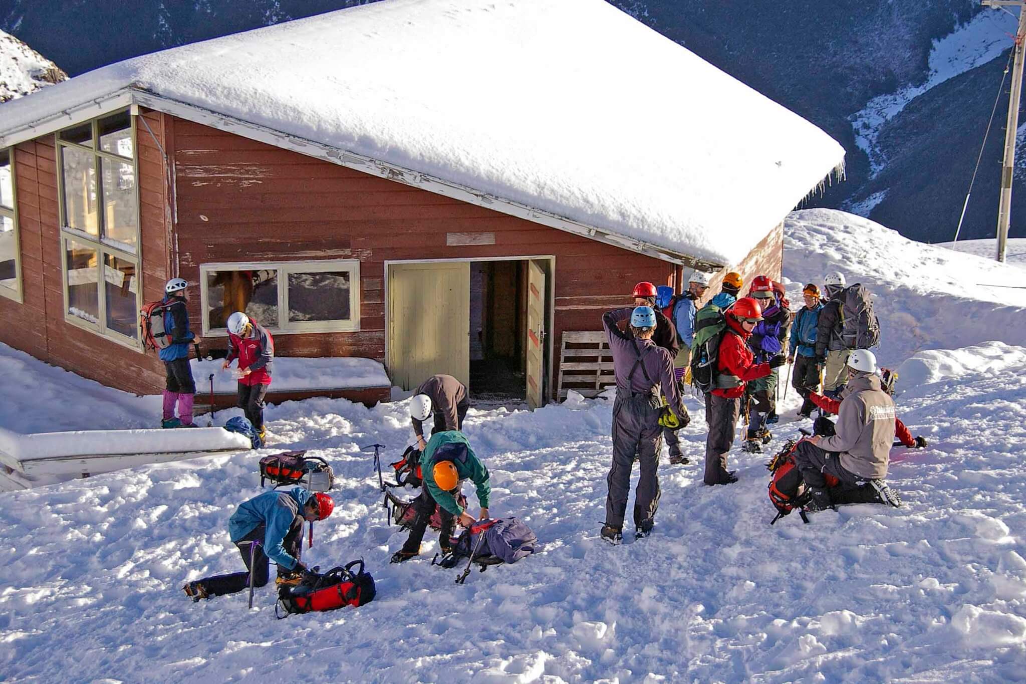 Group leaving Lockwood Shelter Friends of Lockwood Shelter