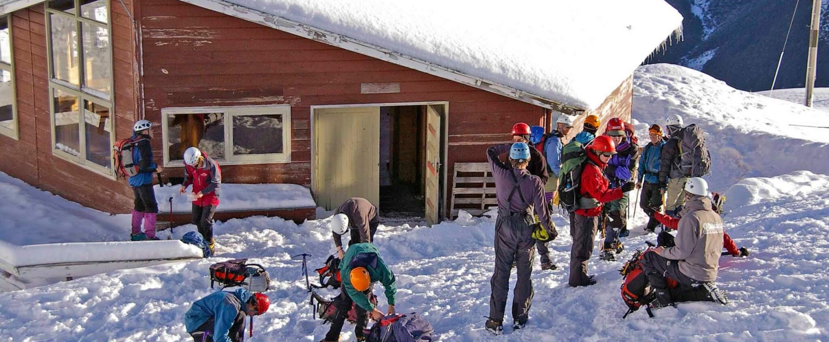 Group leaving Lockwood Shelter Friends of Lockwood Shelter